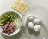 芽キャベツのスパニッシュオムレツ作り方1写真