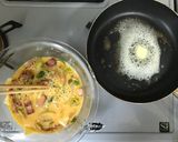 芽キャベツのスパニッシュオムレツ作り方4写真
