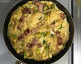 芽キャベツのスパニッシュオムレツ作り方5写真