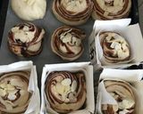 ふんわりバナナチョコマーブルパン作り方5写真