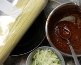 簡単すぎる手作り胡麻味噌ダレの葱そば作り方1写真