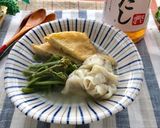 蕨とお揚げとレトルト焼売!白だしさっと煮作り方4写真