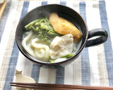 蕨とお揚げとレトルト焼売！白だしさっと煮作り方5写真
