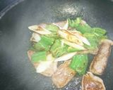 簡単味噌炒めタレで牛肉と野菜の朴葉焼き風作り方4写真