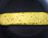 ＊春の香り＊桜の葉の塩漬け入り玉子焼き作り方6写真