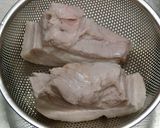 圧力鍋で豚バラブロックの茹で豚作り方3写真