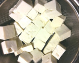 豆腐と生きくらげの煮物　中華風作り方3写真