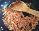 ピリ辛！蒸しキャベツの肉みそ添え作り方3写真