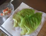 豆腐とサーモンのキャベツ包み作り方1写真