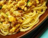 ネギ塩納豆の混ぜ混ぜパスタ作り方4写真