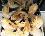 グリルで！にんにくたっぷり手羽先の塩焼き作り方4写真