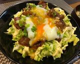 豚バラで 旨辛焼肉丼作り方6写真