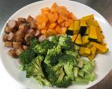 栄養満点☆緑黄色野菜グラタン作り方1写真
