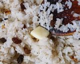 レーズンとクルミのバターチャーハン作り方7写真