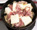 お腹に優しいオリゴ糖で豚コマ肉豆腐作り方4写真