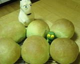 春を食べよう♪白玉あん入りヨモギパン作り方14写真
