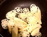 アスパラと筍蓮根のバルサミコ醤油ソース作り方4写真