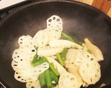 アスパラと筍蓮根のバルサミコ醤油ソース作り方5写真