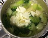 青梗菜のトロトロスープ作り方5写真