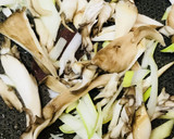 炒飯★キノコと長ネギのしょう油チャーハン作り方2写真