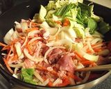 肉野菜×【あっさりなめたけ】のクリーム煮作り方2写真