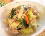肉野菜×【あっさりなめたけ】のクリーム煮作り方8写真
