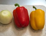 生で！ツナ入りパプリカとたまねぎのマリネ作り方1写真