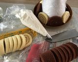 アンパンマン簡単ロールケーキタワー誕生日作り方4写真