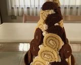 アンパンマン簡単ロールケーキタワー誕生日作り方5写真