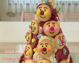アンパンマン簡単ロールケーキタワー誕生日作り方6写真