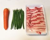 お弁当に！★にんじんといんげんの肉巻き★作り方1写真
