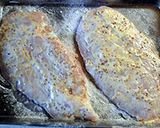 鶏胸肉のパン粉焼き マスタード風味作り方2写真