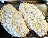 鶏胸肉のパン粉焼き マスタード風味作り方3写真