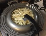 フライパンでラム肉のジンギスカン風作り方5写真