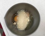カルボナーラうどん。作り方2写真