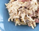 カルボナーラうどん。作り方11写真