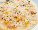簡単！味噌汁の残りで味噌チーズリゾット作り方1写真