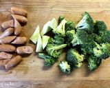 ウインナーとブロッコリーのマヨパン粉焼き作り方1写真