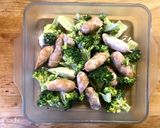 ウインナーとブロッコリーのマヨパン粉焼き作り方3写真