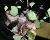 簡単★なすと豚バラ肉の味噌炒め作り方2写真