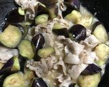 簡単★なすと豚バラ肉の味噌炒め作り方3写真
