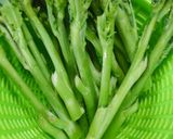 はなっこりーと鶏笹身のごま油焼き♪作り方1写真