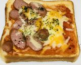 おりたたみチーズソーセージトーストサンド作り方3写真