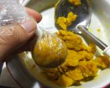 レンジでかぼちゃきん絞り♪作り方4写真