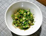 オクラおかか和えの三色飯作り方6写真