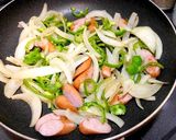 冷蔵庫にあるもので 〜簡単ナポリタン〜作り方3写真