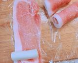 照り焼き風 ネギの豚肉巻き作り方2写真
