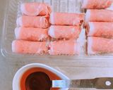 照り焼き風 ネギの豚肉巻き作り方3写真