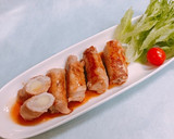 照り焼き風 ネギの豚肉巻き作り方6写真