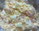 簡単！海老とタマゴのパリパリ揚げ春巻き〜作り方3写真